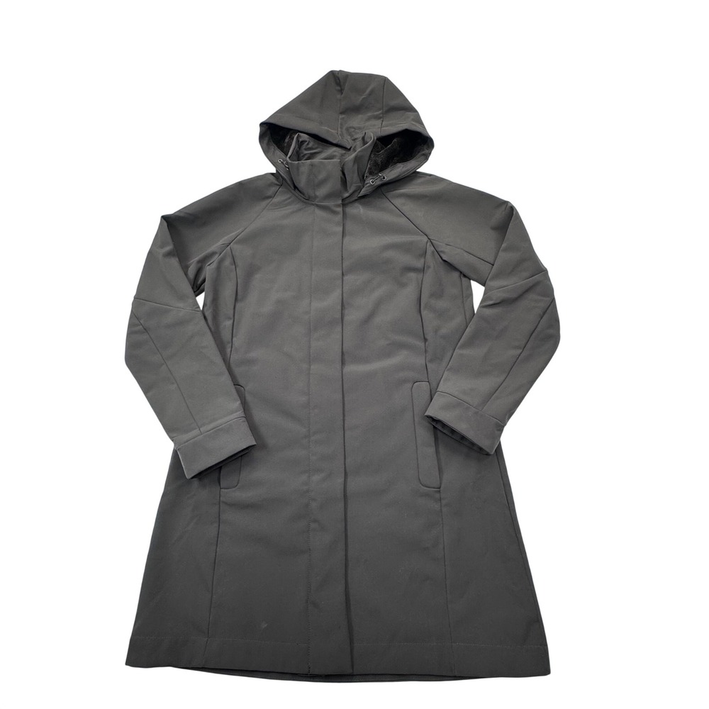 Mondetta Outdoor Project Womens Brown Faux Fur Lined Softshell Parka Coat M